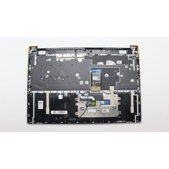 Carcasa superioara cu tastatura palmrest Laptop, Lenovo, IdeaPad Slim 5 16IAH8 Type 83BG, 5CB1L50472, AM7J000501, AM7J0000410, ET7J0000300, ET7J0000G00, iluminata, Clould Grey, layout US