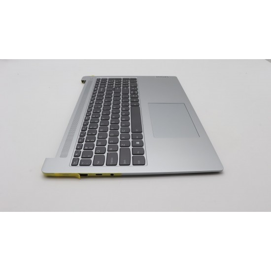 Carcasa superioara cu tastatura palmrest Laptop, Lenovo, IdeaPad Slim 5 16IAH8 Type 83BG, 5CB1L50472, AM7J000501, AM7J0000410, ET7J0000300, ET7J0000G00, iluminata, Clould Grey, layout US
