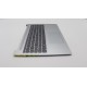 Carcasa superioara cu tastatura palmrest Laptop, Lenovo, IdeaPad Slim 5 16IAH8 Type 83BG, 5CB1L50472, AM7J000501, AM7J0000410, ET7J0000300, ET7J0000G00, iluminata, Clould Grey, layout US