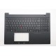 Carcasa superioara cu tastatura palmrest Laptop, Lenovo, ThinkPad P16s Gen 4 Type 21QV, 21QW, iluminata, neagra, layout US