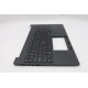 Carcasa superioara cu tastatura palmrest Laptop, Lenovo, ThinkPad P16s Gen 4 Type 21QV, 21QW, iluminata, neagra, layout US