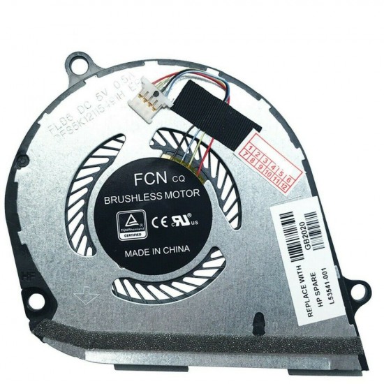 Cooler procesor Laptop, HP, Envy X360 15-DR, 15M-DR, 15T-DR, TPN-W142, L53541-001, ND75C23-18J04, 023100F00001, DFS5K12115491H-FLB6, CPU