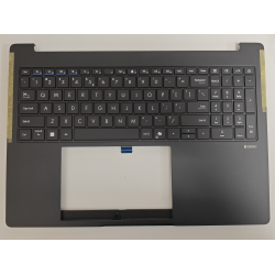 Carcasa superioara cu tastatura palmrest Laptop, Asus, ExpertBook B3 B3605C, B3605CAA, B3605CCA, B3605CVA, 90NX08J1-R3HUI0, HQ2520101HL67, 13NX08J1AP0711, B3605CVA-1A, iluminata, neagra, layout US