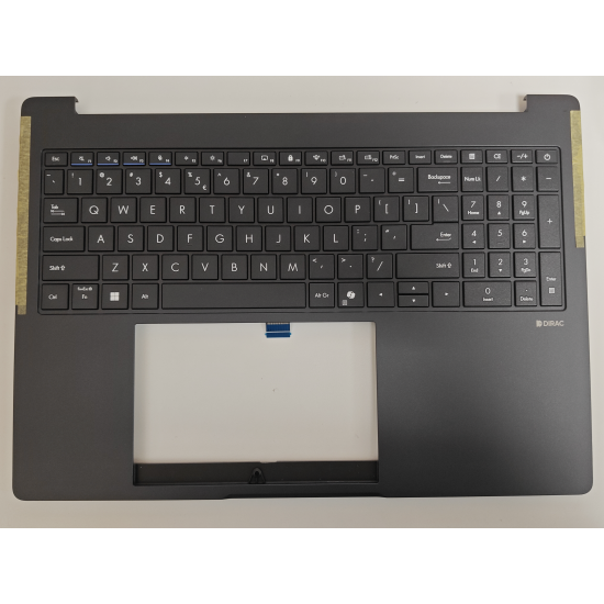 Carcasa superioara cu tastatura palmrest Laptop, Asus, ExpertBook B3 B3605C, B3605CAA, B3605CCA, B3605CVA, 90NX08J1-R3HUI0, HQ2520101HL67, 13NX08J1AP0711, B3605CVA-1A, iluminata, neagra, layout US