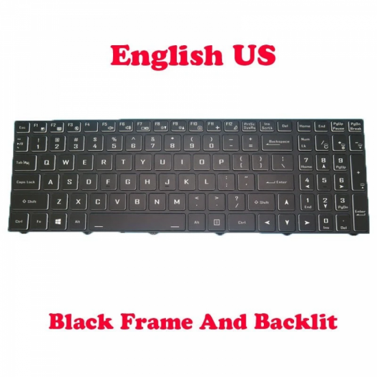 Tastatura Laptop Gaming, Asus, Gigabyte G7 MD, iluminata, neagra, layout US