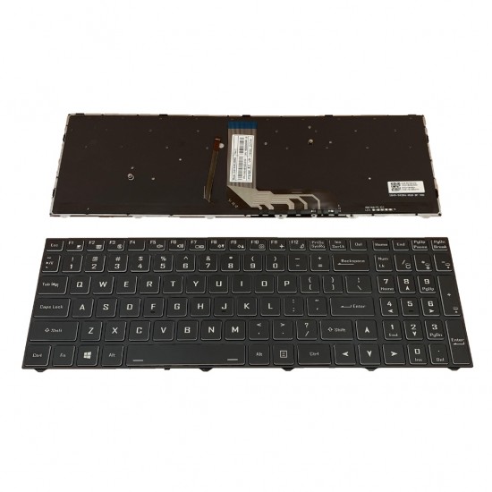 Tastatura Laptop Gaming, Asus, Gigabyte G7 MD, iluminata, neagra, layout US
