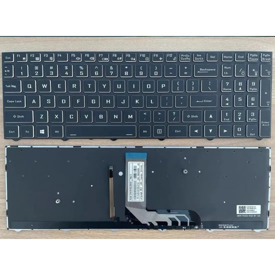 Tastatura Laptop Gaming, Asus, Gigabyte G7 MD, iluminata, neagra, layout US