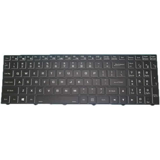 Tastatura Laptop Gaming, Asus, Gigabyte G7 MD, iluminata, neagra, layout US