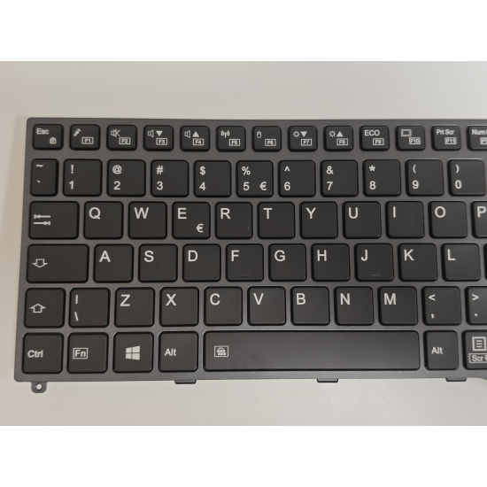 Tastatura Laptop, Fujitsu, Lifebook E458, E459, E558, E559, iluminata, neagra, layout US