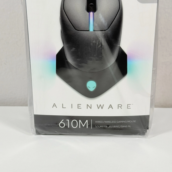 Mouse Gaming Dell, Alienware AW610M, Dual Mode, 16000 DPI, 0FXMFY, AW610M-G-DAEM, Wireless, Gri inchis, Laptop/Desktop