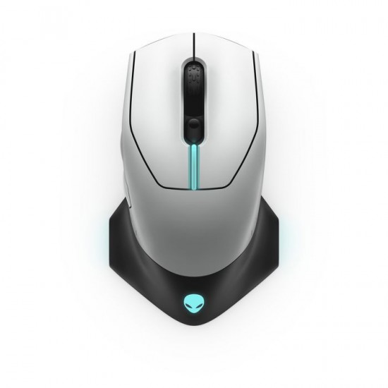 Mouse Gaming Dell, Alienware AW610M, Dual Mode, 16000 DPI, 0R0XJX, AW610M-W-DAEM, Wireless, Gri inchis, Laptop/Desktop