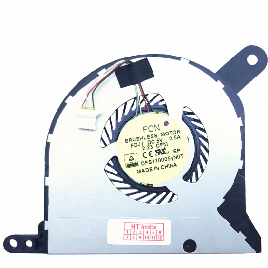 Set Coolere Laptop, Dell, Alienware 13 M13X R1, ALW13E-1508, P56G, P56G001, XXR13, 0XXR13, D2W2T, 0D2W2T, DFS5011005PR0T-FFTN, DFS1700054N0T-FGJ7, DFS170005030T-FFTM, DFS481105F20T-FGJ6, 5V, 0.5A