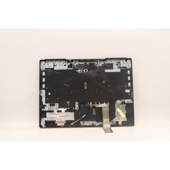 Carcasa superioara cu tastatura palmrest Laptop, Lenovo, Legion 5 15ARH7 Type 82RE, 5CB1H78459, AP2DJ000900, EL2DJ001C00, JY570, iluminata, Slate Grey, layout US