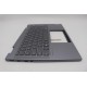 Carcasa superioara cu tastatura palmrest compatibila Laptop 2-in-1, Lenovo, Yoga 7 14IRL8 Type 82YL, 5CB1L40838, 5CB1L40839,  HQ25202001C50, HQ26901001ES0, iluminata, Artic Grey, layout US