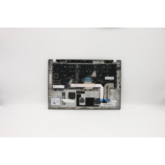 Carcasa superioara cu tastatura palmrest Laptop, Lenovo, ThinkPad T490S Type 80NX, 80NY, 02HM379, 02HM415, AM1BR000510, iluminata, layout UK