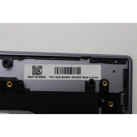 Carcasa superioara cu tastatura palmrest Laptop, Lenovo, ThinkBook 14 G6+ IMH Type 21LD, 5CB1N60809, 5CB1P74746, AMB29000231, AMB29000300, iluminata, Luna Grey, layout us