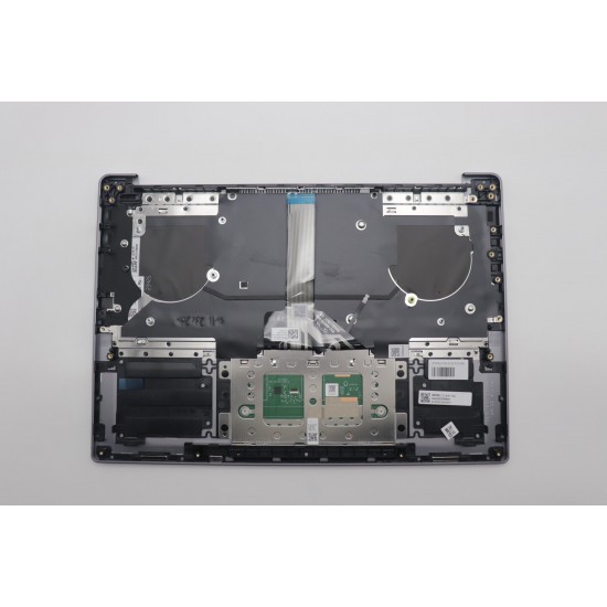 Carcasa superioara cu tastatura palmrest Laptop, Lenovo, IdeaPad Pro 5 14IMH9 Type 83D2, 5CB1P31558, HQ25202000660, HQ258060004C0, NB6766B, iluminata, Artic Grey, layout US