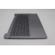 Carcasa superioara cu tastatura palmrest Laptop, Lenovo, IdeaPad Pro 5 14IMH9 Type 83D2, 5CB1P31558, HQ25202000660, HQ258060004C0, NB6766B, iluminata, Artic Grey, layout US