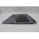Carcasa superioara cu tastatura palmrest Laptop Gaming, Lenovo, Legion 5 16IRX9 Type 83DG, 5CB1P55134, 5CB1P55411, 5CB1M72407, AP925000401, AM925000200, iluminata, 4 pini, Luna Grey, layout US