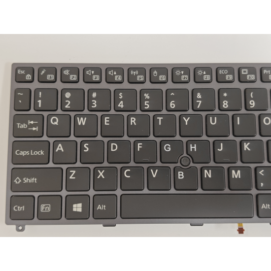 Tastatura Laptop, Fujitsu, Lifebook E458, E459, E558, E559, neagra, layout US