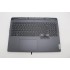 Carcasa superioara cu tastatura palmrest Laptop Gaming, Lenovo, Legion Pro 5 16IRX9 Type 83DF,  5CB1P50090, 5CB1P50091, 5CB1P50094, AP38U000100, 3421900179, iluminata, 4 pini, Onyx Grey, layout US