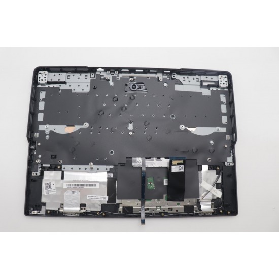 Carcasa superioara cu tastatura palmrest Laptop Gaming, Lenovo, Legion Pro 5 16IRX9 Type 83DF,  5CB1P50090, 5CB1P50091, 5CB1P50094, AP38U000100, 3421900179, iluminata, 4 pini, Onyx Grey, layout US