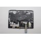 Carcasa superioara cu tastatura palmrest compatibila Laptop Gaming, Legion 5 15APH9 Type 83EG, 5CB1P73780, AP3J1000100, EL3JL100400, iluminata, 4 pini, Storm Grey, layout US