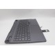 Carcasa superioara cu tastatura palmrest compatibila Laptop Gaming, Legion 5 15APH9 Type 83EG, 5CB1P73780, AP3J1000100, EL3JL100400, iluminata, 4 pini, Storm Grey, layout US