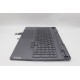 Carcasa superioara cu tastatura palmrest compatibila Laptop Gaming, Legion 5 15APH9 Type 83EG, 5CB1P73780, AP3J1000100, EL3JL100400, iluminata, 4 pini, Storm Grey, layout US