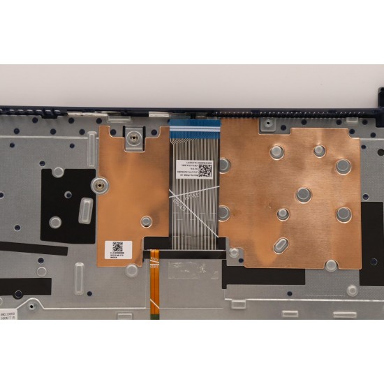 Carcasa superioara cu tastatura palmrest Laptop, Lenovo, IdeaPad 3 Type 15IAU7, 15ABR7, 82T7, 5CB1H78294, AP2JD000340, EC2JD000210, AM2JD000310, JS578, iluminata, Abyss Blue, layout US
