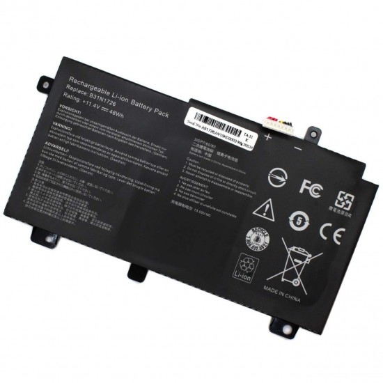 Baterie compatibila Laptop Gaming, Asus TUF F15 FX506HEB, 3ICP7/60/80, B31N1726, 11.4V, 3900mAh, 44Wh