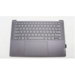 Carcasa superioara cu tastatura palmrest Laptop, Lenovo, Yoga Pro 9 14IRP8 Type 83BU, 83BV, 5CB1L49530, 5CB1L49556, AM2YE000500, 21894658, HQ210AJH7007 , iluminata, 4 pini, Dark Grey, layout US