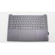Carcasa superioara cu tastatura palmrest Laptop, Lenovo, Yoga Pro 9 14IRP8 Type 83BU, 83BV, 5CB1L49530, 5CB1L49556, AM2YE000500, 21894658, HQ210AJH7007 , iluminata, 4 pini, Dark Grey, layout US