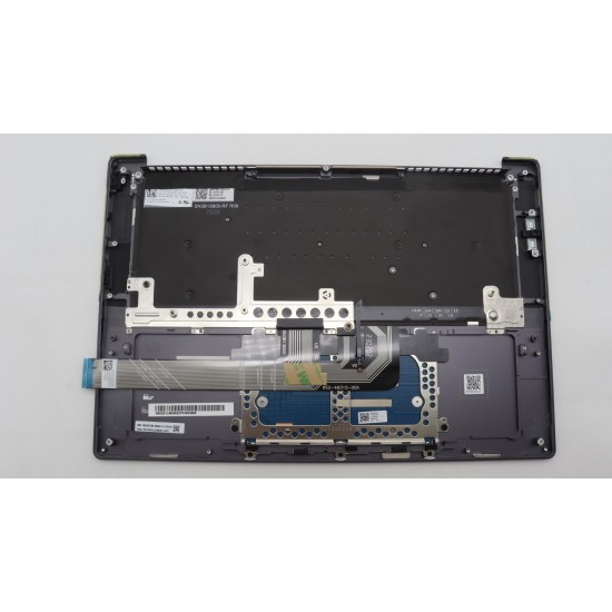 Carcasa superioara cu tastatura palmrest Laptop, Lenovo, Yoga Pro 9 14IRP8 Type 83BU, 83BV, 5CB1L49530, 5CB1L49556, AM2YE000500, 21894658, HQ210AJH7007 , iluminata, 4 pini, Dark Grey, layout US