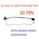 Cablu video LVDS Laptop, Dell, Inspiron 15 5551, P51F, P51F003, KNG43, 0KNG43, DC020025K00, AAL20, EDP, FHD NT CABLE, 30 pini