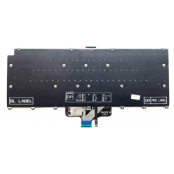 Tastatura Laptop 2-in-1, Dell, Latitude 9450, P166G, P166G002, 242RJ, 0242RJ, iluminata, neagra, layout US