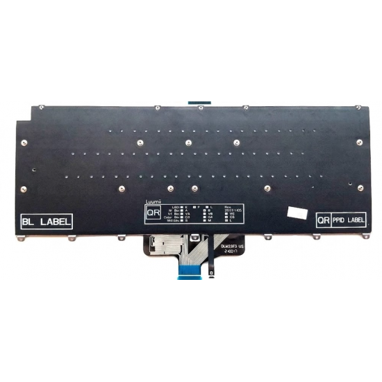 Tastatura Laptop 2-in-1, Dell, Latitude 9440, P166G, P166G001, 242RJ, 0242RJ, iluminata, neagra, layout US