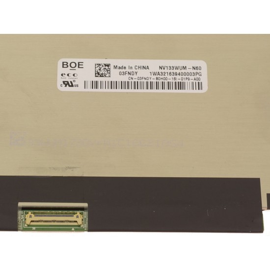 Display Laptop, Dell, Inspiron 13 5310, P145G, P145G001, 3FNDY, 03FNDY, NV133WUM-N60, 13.3 inch, FHD, 1920x1200, IPS, conector ingust, 30 pini