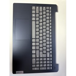 Carcasa superioara cu tastatura palmrest Laptop, Lenovo, IdeaPad 3 15ABA7 Type 82RN, 82T8, 5CB1H77886, AP2JD000340, AM2JD000310, EC2JD000210, JS578, iluminata, Abyss Blue, layout US