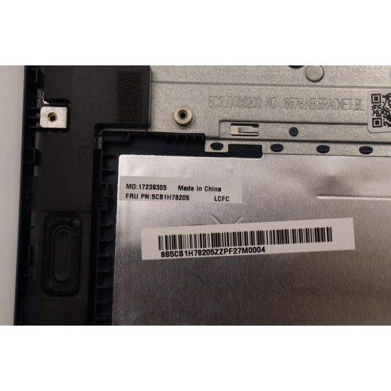 Carcasa superioara cu tastatura palmrest Laptop, Lenovo, IdeaPad 3 Type 15IAU7, 15ABR7, 82T7, 5CB1H78294, AP2JD000340, EC2JD000210, AM2JD000310, JS578, iluminata, Abyss Blue, layout US