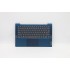 Carcasa superioara cu tastatura palmrest Laptop, Lenovo, IdeaPad 5-14ARE05 Type 81YM, 5CB0Y89321, AM2UZ000C20, ET2UZ000100, ET2UZ000200, iluminata, albastra, layout UK