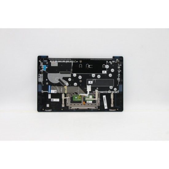 Carcasa superioara cu tastatura palmrest Laptop, Lenovo, IdeaPad 5-14ARE05 Type 81YM, 5CB0Y89321, AM2UZ000C20, ET2UZ000100, ET2UZ000200, iluminata, albastra, layout UK