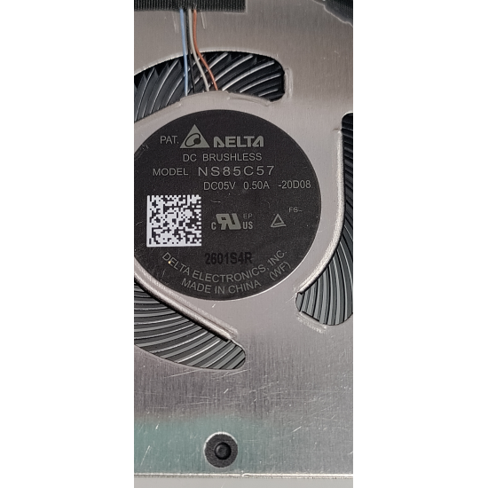 Cooler procesor Laptop Huawei, MateBook 16 CREM-WFD9, NS85C57-20D08, DTA51661TSX, DFS5K22B156730-FMML, 5V, 0.50A, CPU