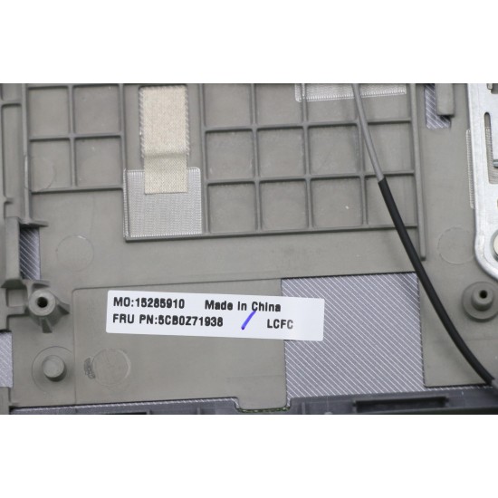 Carcasa superioara cu tastatura palmrest Laptop, Lenovo, Legion S7-15IMH5 Laptop Type 82BC, 5CB0Z71938,  5CB0Z71940, 8S1101-07428-8S,  iluminata, 4 pini, gri inchis, layout US