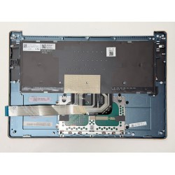 Carcasa superioara cu tastatura palmrest Laptop, Lenovo, Yoga Slim 7 14APU8 Type 83AA, 5CB1L80590, AM317000120, 18911641, HQ254030002P7, iluminata, 4 pini, Blue, layout US