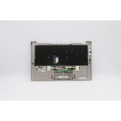 Carcasa superioara cu tastatura palmrest Laptop, Lenovo, IdeaPad Yoga C940-14IIL Type 81Q9, 5CB0U44269, AM1ED000700, 15336929, iluminata, Mica, layout UK
