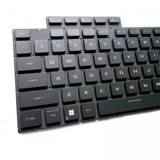 Tastatura Laptop Gaming, Asus, ROG Strix G16 G615J, G615JH, G615JHR, G615JM, G615JMR, G615JPR, iluminata, RGB Per Key, neagra, layout US