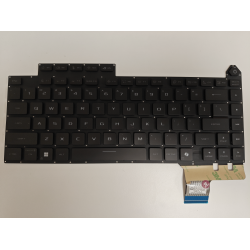 Tastatura Laptop Gaming, Asus, ROG Strix G16 G635L, G635LR, G635LW, G635LX, iluminata, RGB Per Key, neagra, layout US
