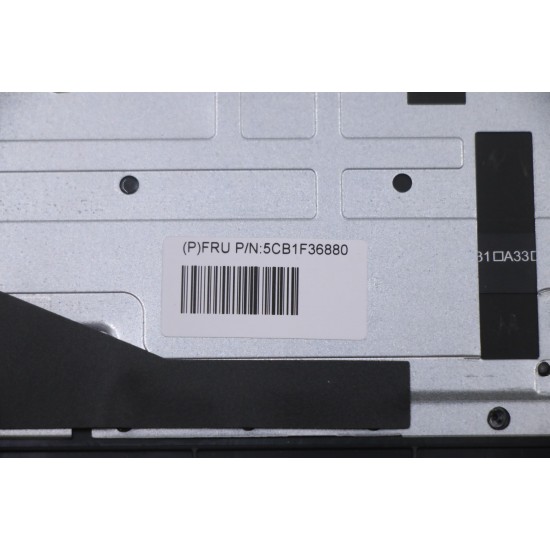 Carcasa superioara cu tastatura palmrest Laptop, Lenovo, IdeaPad Yoga Slim 7 Pro 16ACH6 Type 82QQ, 5CB1F36880, 5CB1F36995, NB5729, HQ2370, HQ20721440000, PH-B17-02AS, iluminata, 4 pini, Storm Grey, layout US