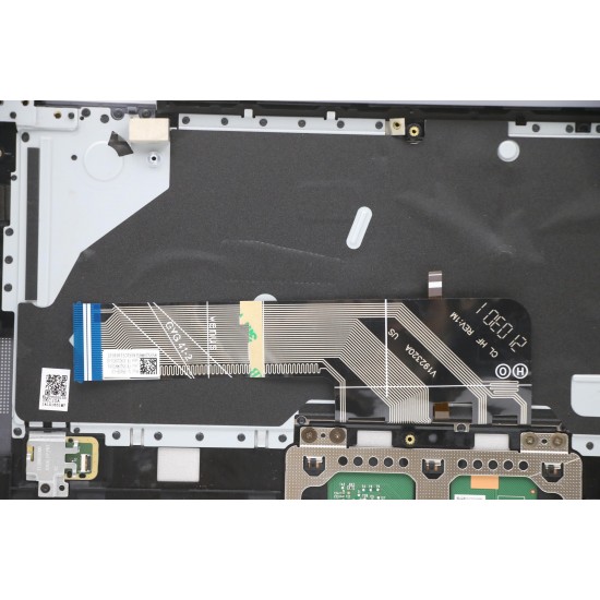 Carcasa superioara cu tastatura palmrest Laptop, Lenovo, IdeaPad Yoga 7-14ACN6 Laptop Type 82N7, 5CB1D12414, AM27V000200, EL27V000100, 18219197, iluminata, 4 pini, Slate Grey, layout US